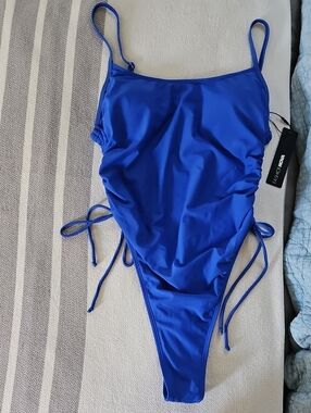 Nwt Fashion Nova Royal Blue  One-Piece Swimsuit
